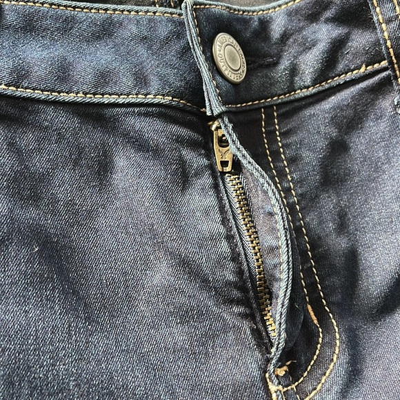 American Eagle for aerie, 12 jeggings, dark wash, cotton/poly/spandex, EUC - Picture 7 of 11